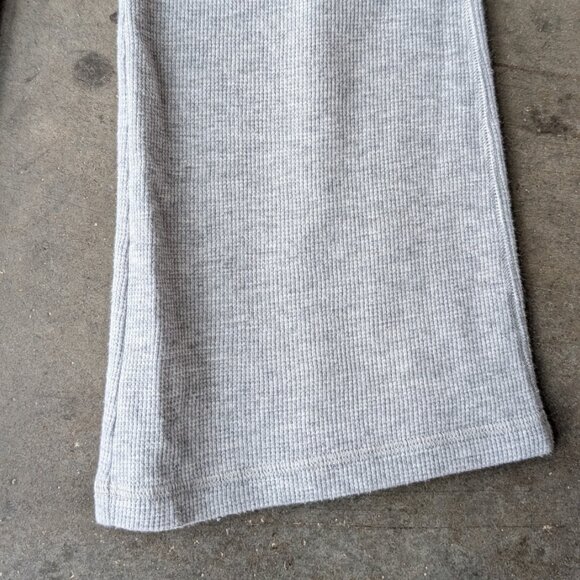 Aritzia Sunday Best Baby Waffle Knit Pants Kick Flare Gray size 2XS - Picture 4 of 8